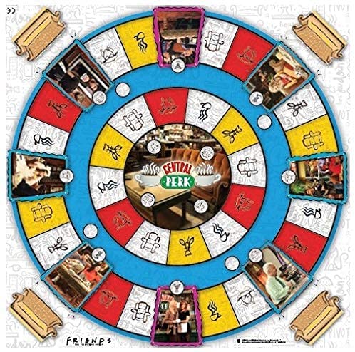 Friends Trivia Race To Central Perk Juego de mesa