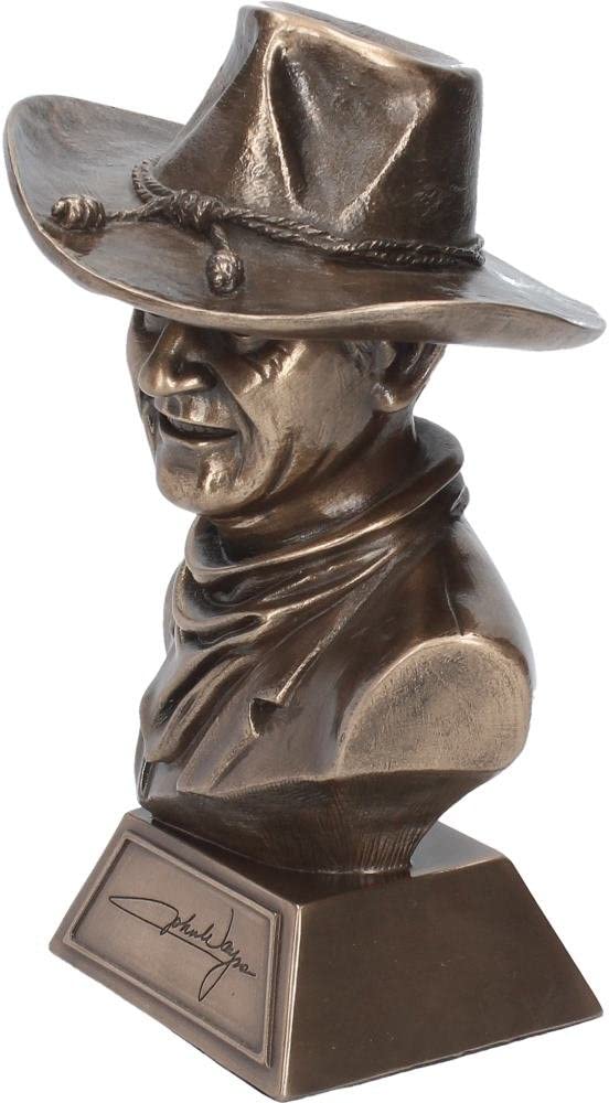 Nemesis Now John Wayne Büstenfigur, 18 cm, Bronze, Kunstharz