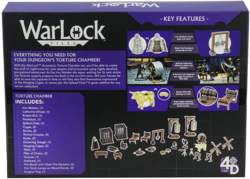 Warlock Tiles: Accessory - Torture Chamber