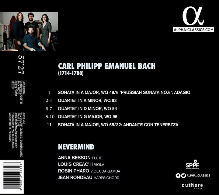 Carl Philipp Emanuel Bach [Audio CD]