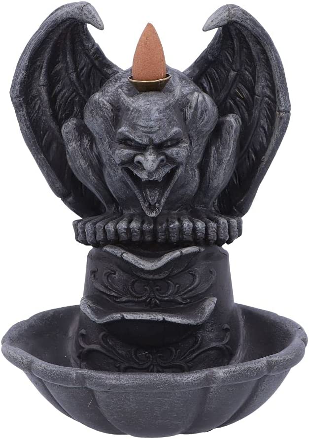 Nemesis Now Grotesque Smoke Backflow Incense Burner 17.8cm, Grey