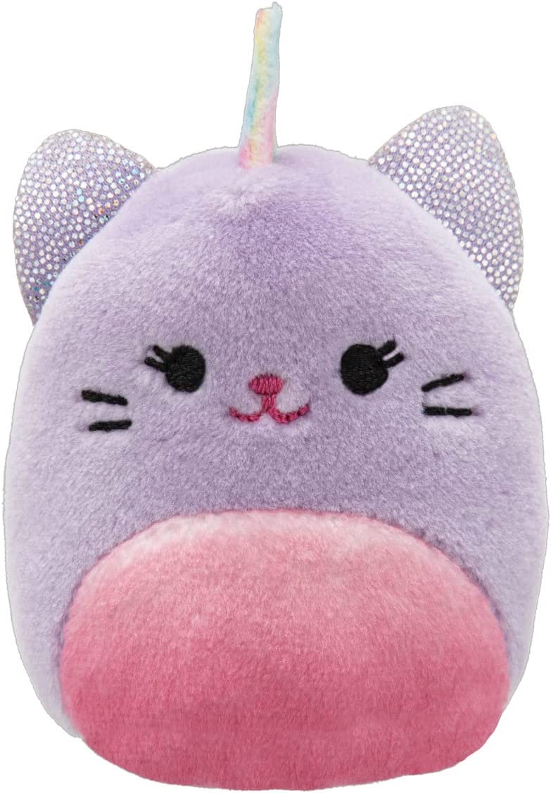 Squishville by Squishmallows SQM0327 Sparkle Squad Four 2-Inch Plush-Toys for Kids