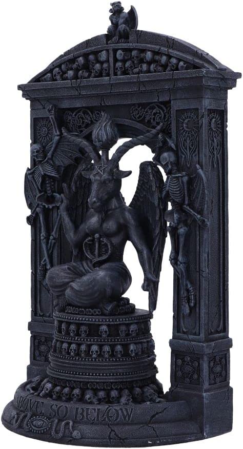 Nemesis Now Baphomets Tempelornament, Grau, 28 cm