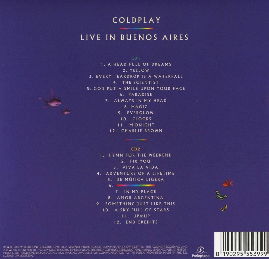 Coldplay – Live in Buenos Aires [Audio-CD]