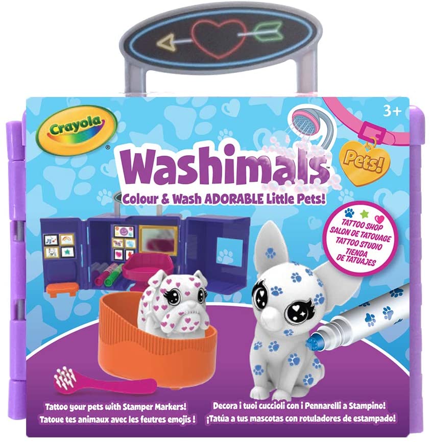 Crayola Washimals Pets Tattoo Shop Spielset