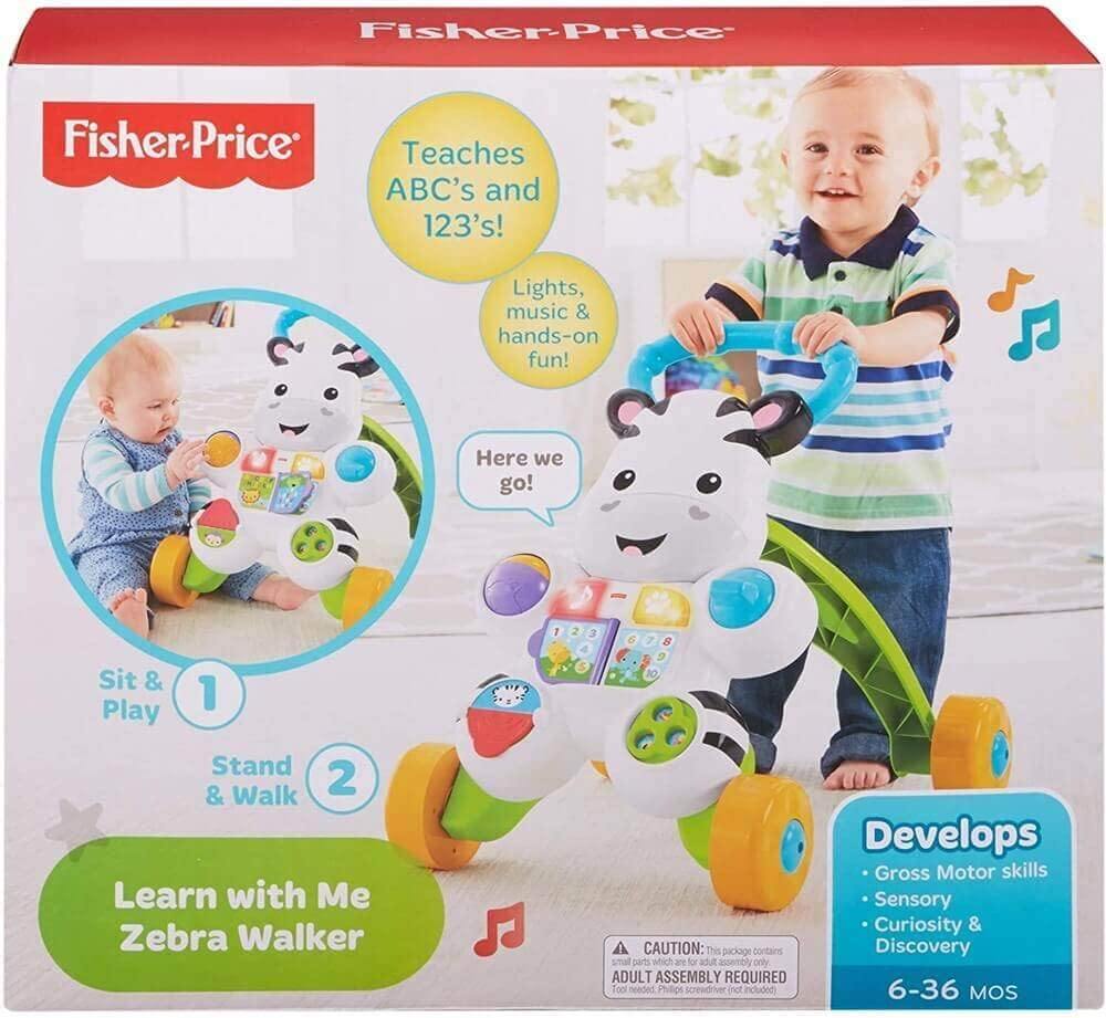 Fisher Price Lean With Me Zebra Walker - Yachew