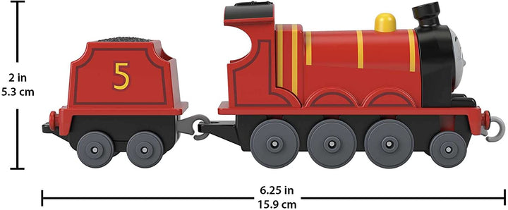 Fisher-Price Thomas &amp; Friends Druckguss-James-Spielzeugeisenbahn zum Vorbereiten