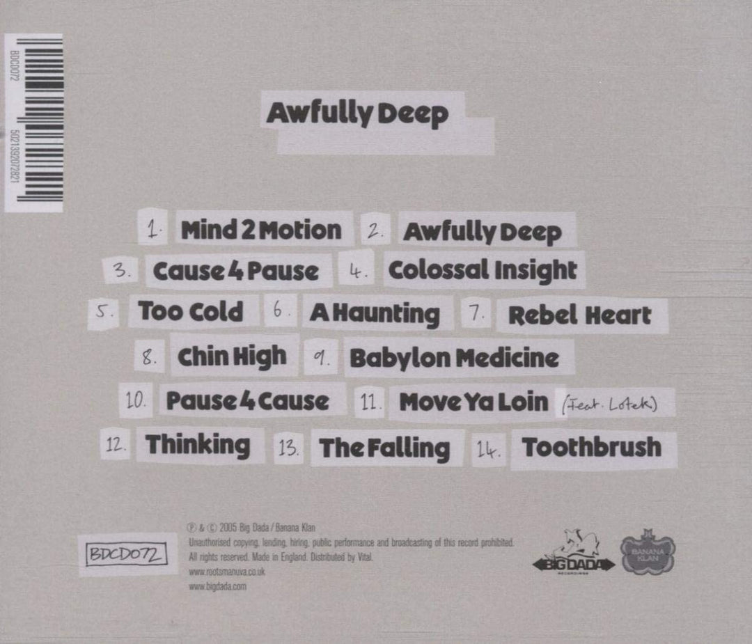 Roots Manuva  - Awfully Deep [Audio CD]