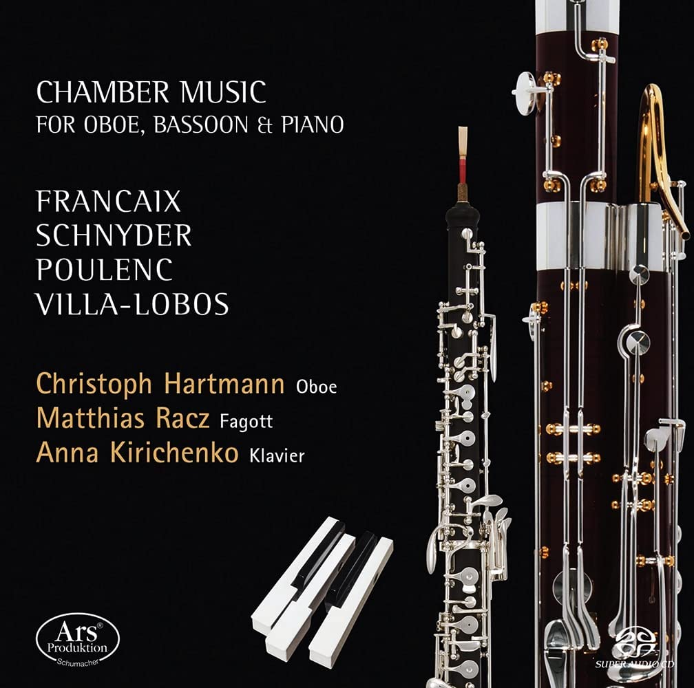 Christoph Hartmann; Matthias Racz; Anna Kirichenko - Chamber Music For Oboe, Bassoon And Piano [Audio CD]