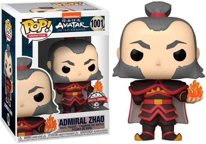 Funko POP! Animation: Avatar - Admiral Zhao With Fireball - Glow In the Dark -  Collectable 56965 Vinyl Figure