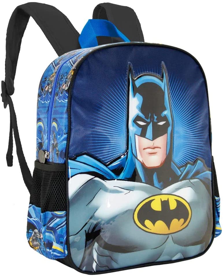 Batman Soldier-Small 3D Backpack, Blue