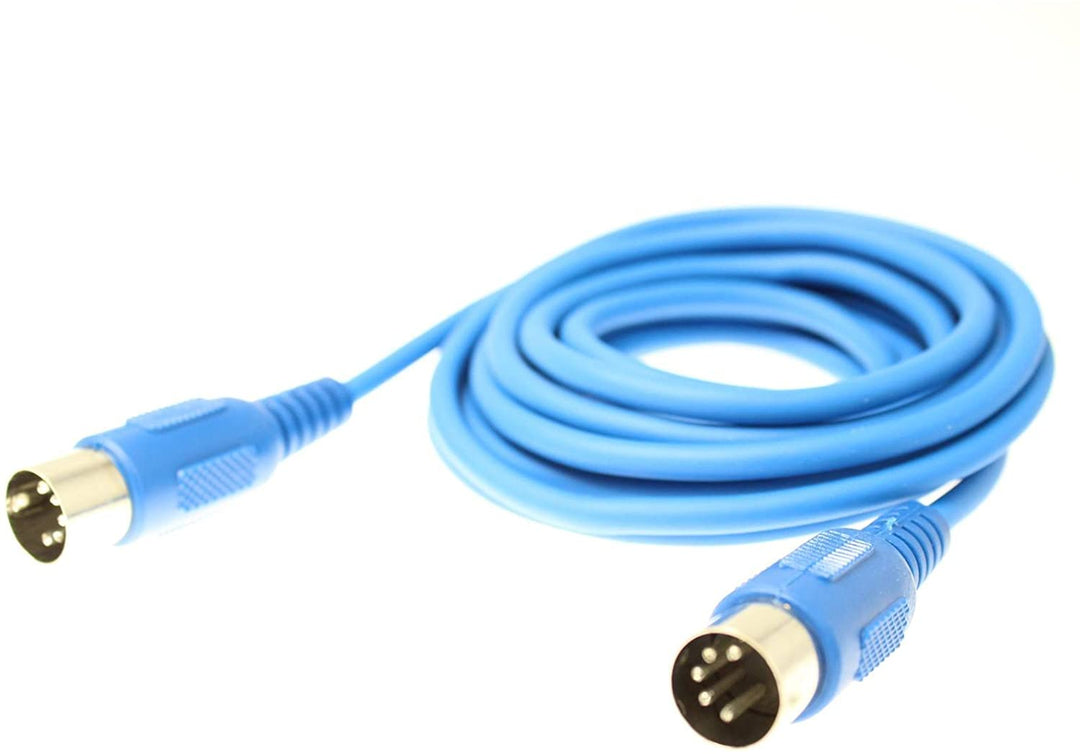 Adam Hall 3 Star Series 3 m MIDI-Kabel – Blau