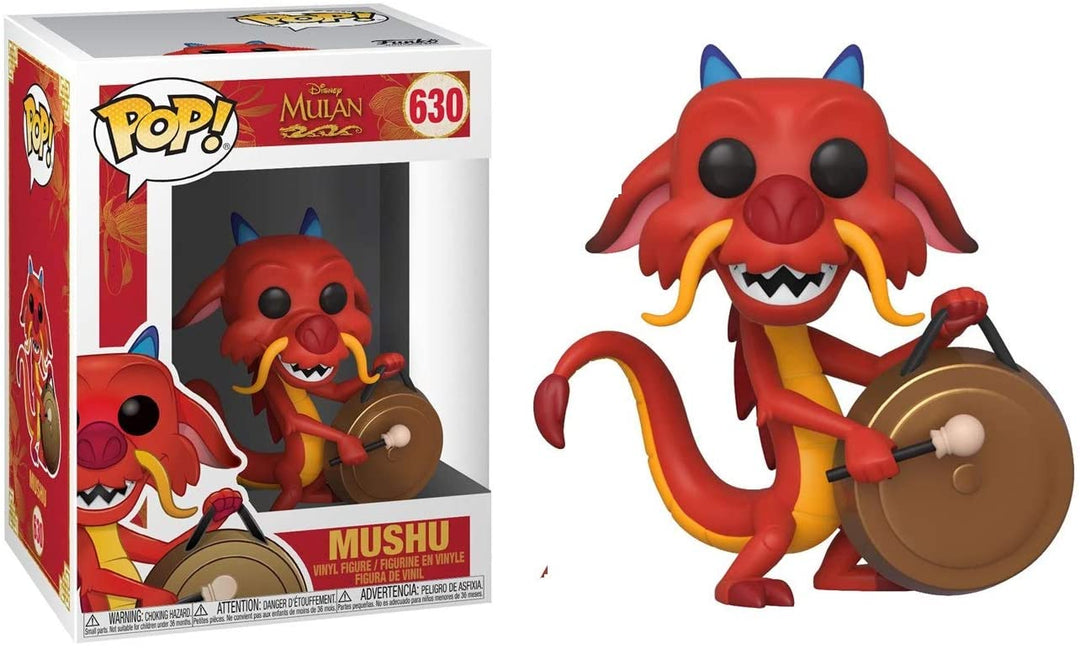 Disney Mushu (w/ Gong) Funko 45327 Pop! Vinile #630