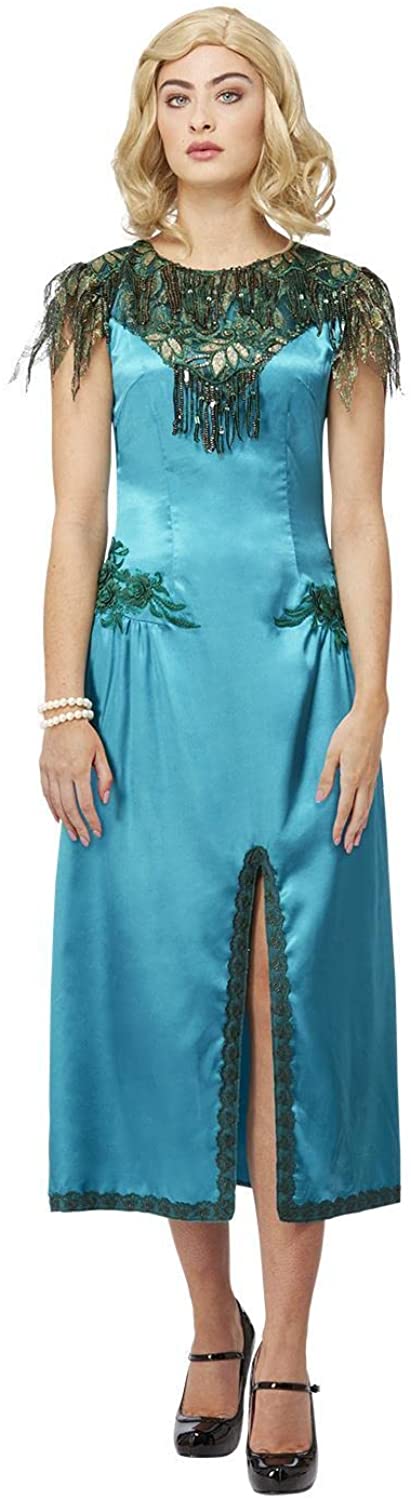 Smiffys 51532S Offiziell lizenziertes Peaky Blinders Grace Shelby-Kostüm, Damen, BS – UK-Größe 8–10