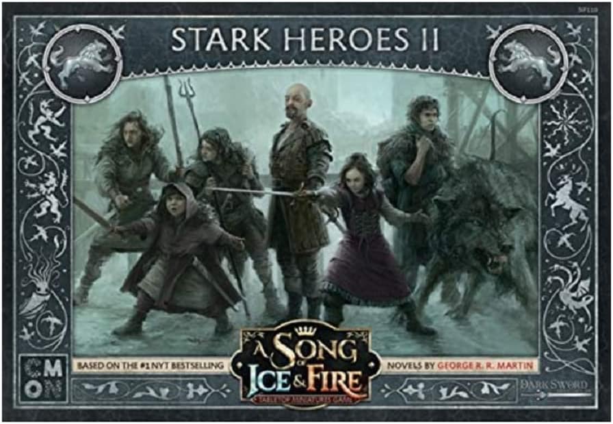 Cool Mini or Not – A Song of Ice and Fire: Stark Heroes II Box – Miniaturspiel