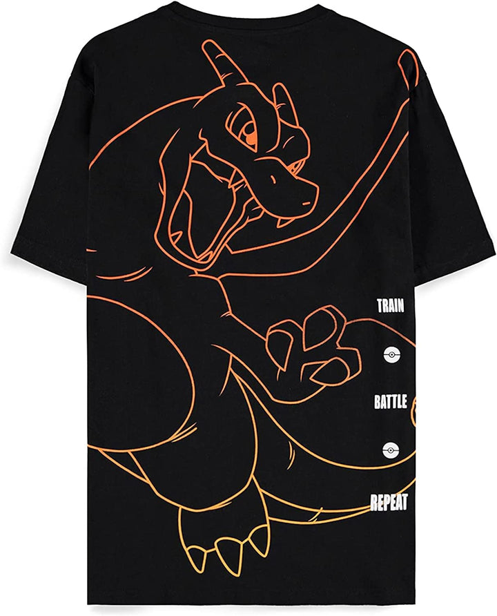 POKEMON - Dracaufeu #006 - T-Shirt Homme (L)