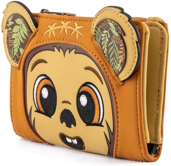 Loungefly Star Wars Wicket Ewok Cosplay Kunstleder-Geldbörse