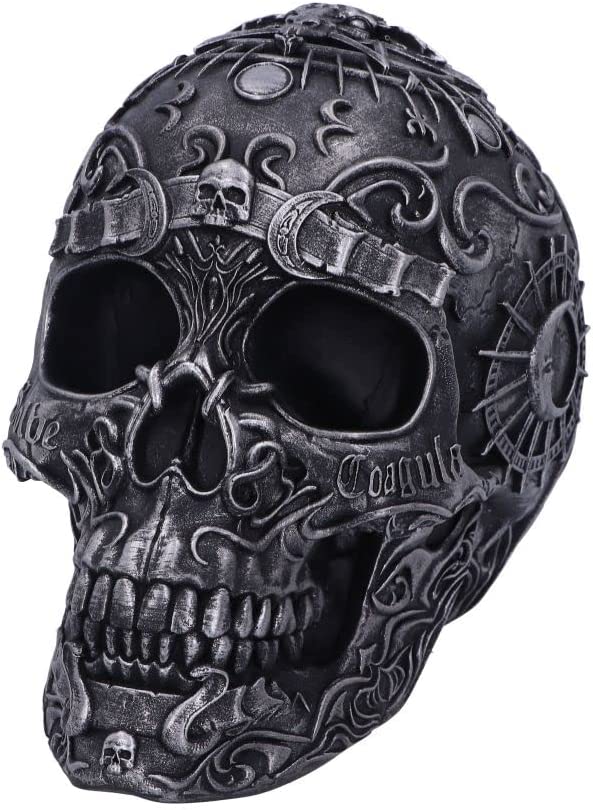 Nemesis Now Baphomet's Worship Skull, grau, 19,5 cm