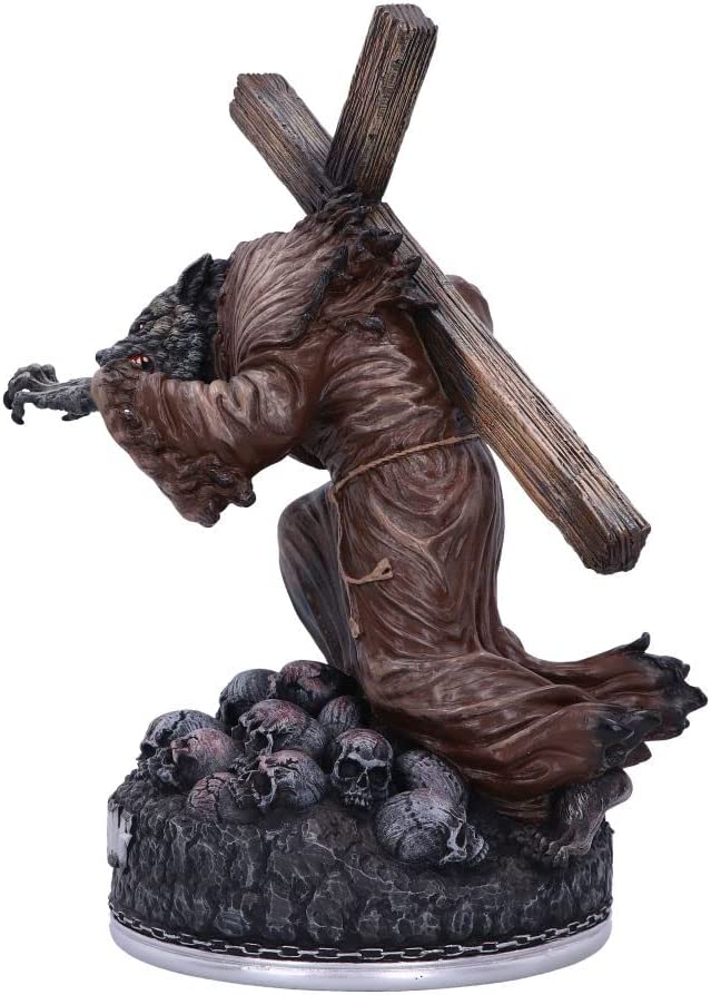 Nemesis Now Powerwolf Via Dolorosa 25cm, Brown