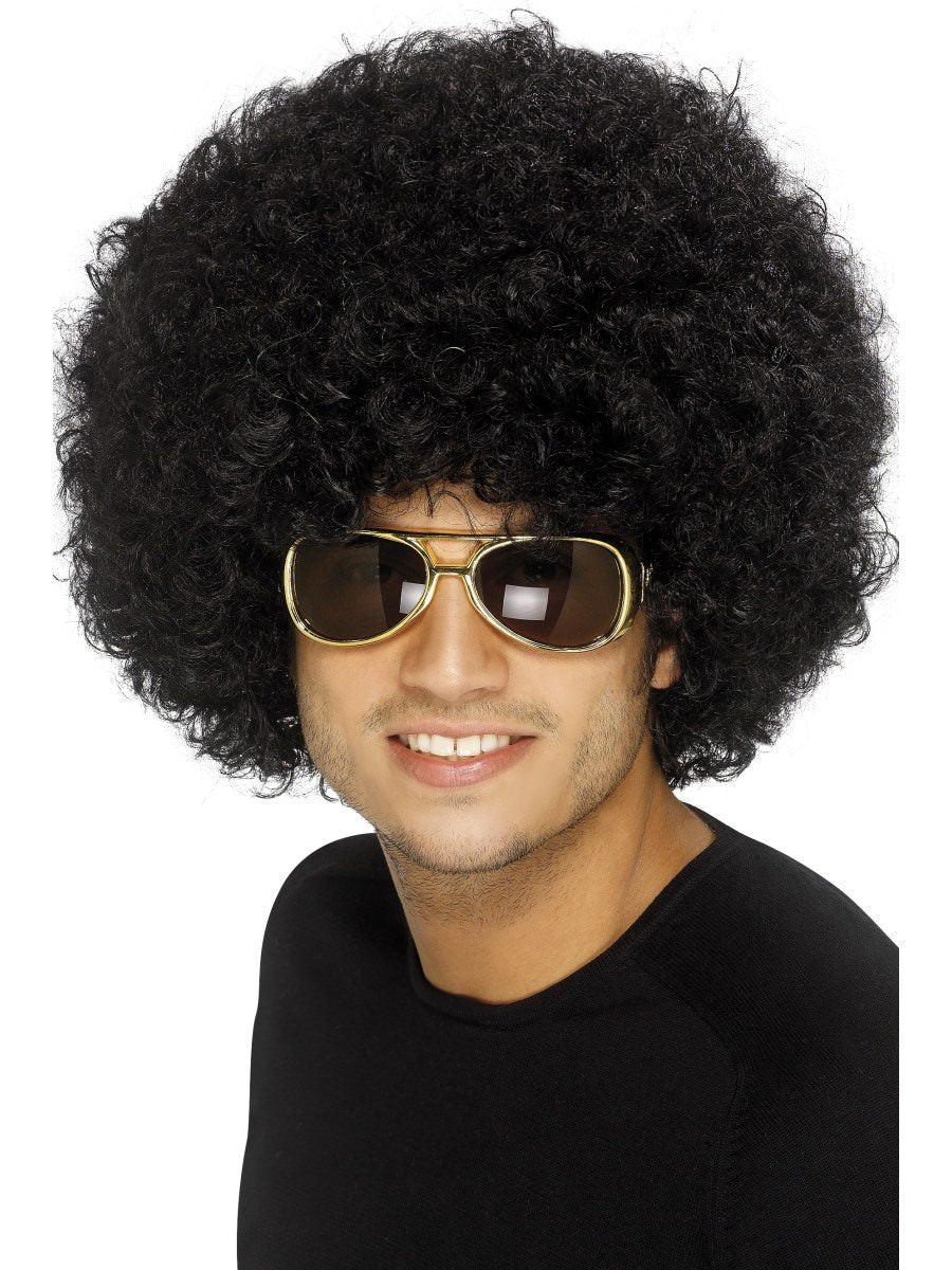 Smiffys Peluca Funky Afro - Negra