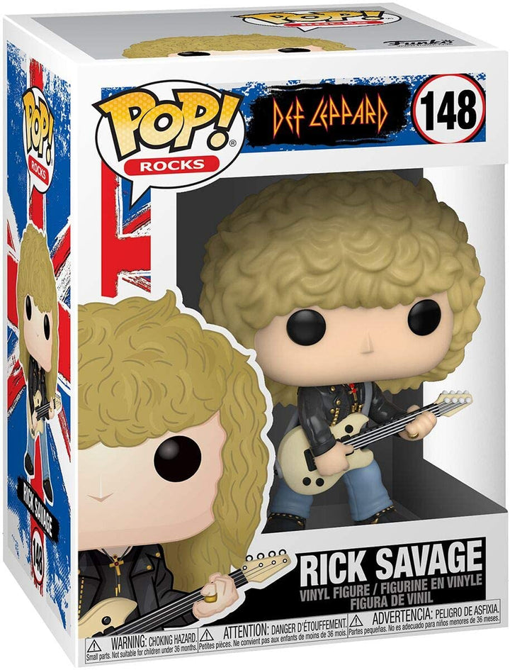 Def Leppard Rick Savage Funko 40126 Pop! Vinile #148