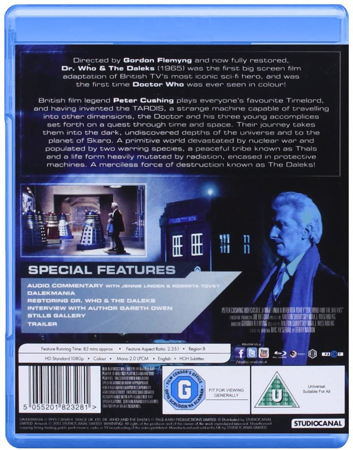 Doctor Who und die Daleks – Science-Fiction [Blu-Ray]