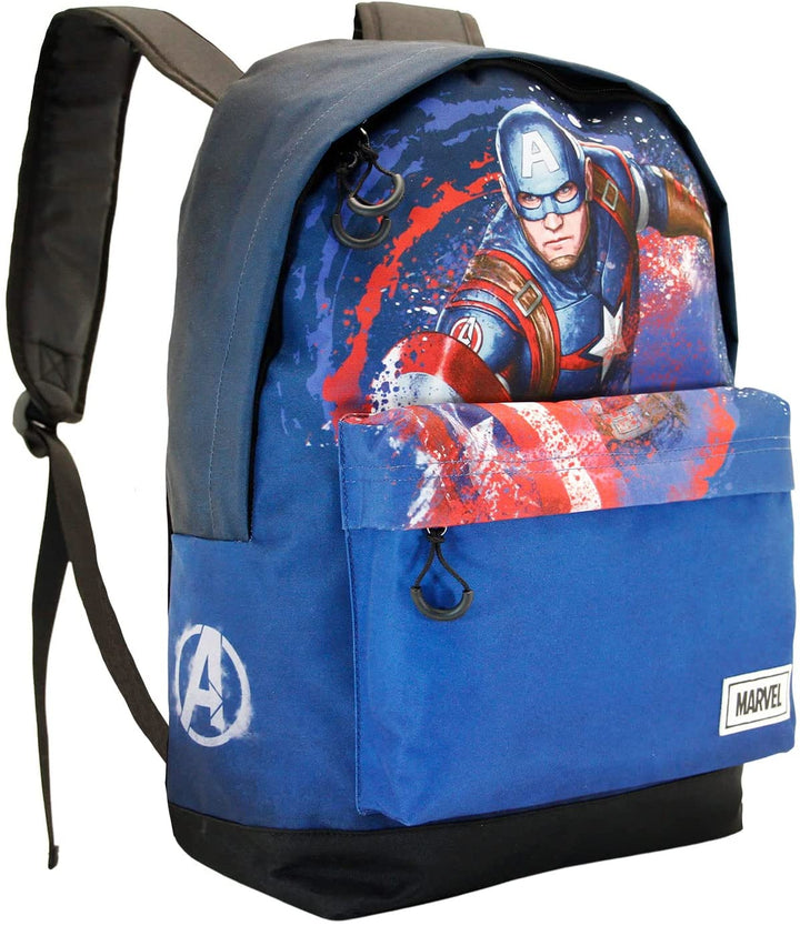 Captain America Full-Fan HS Rucksack, Blau