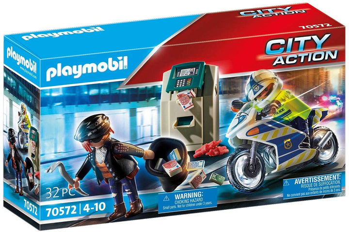 Playmobil 70572 City Action Police Caza de ladrones de bancos