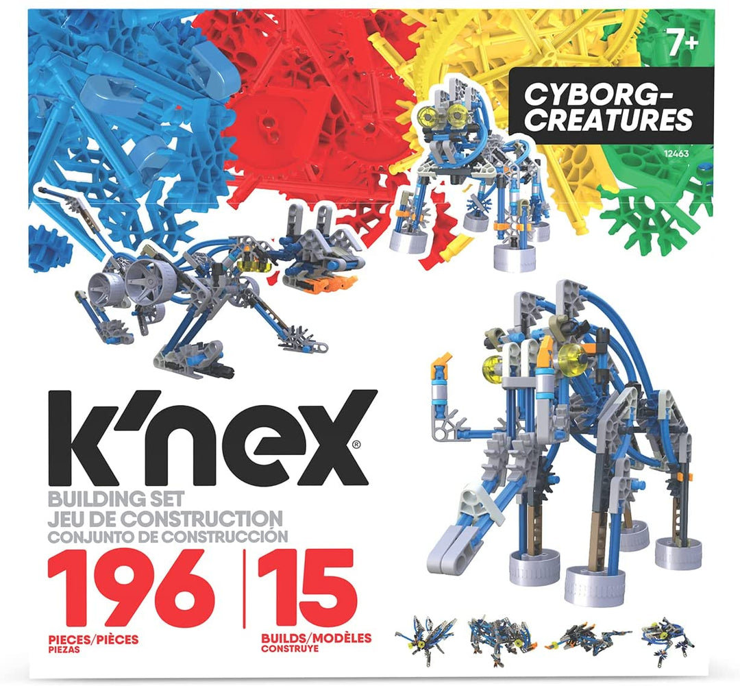 K'NEX 12643 Classics 196 Stück / 15 Modelle – Cyborg-Kreaturen, Lernspielzeug für