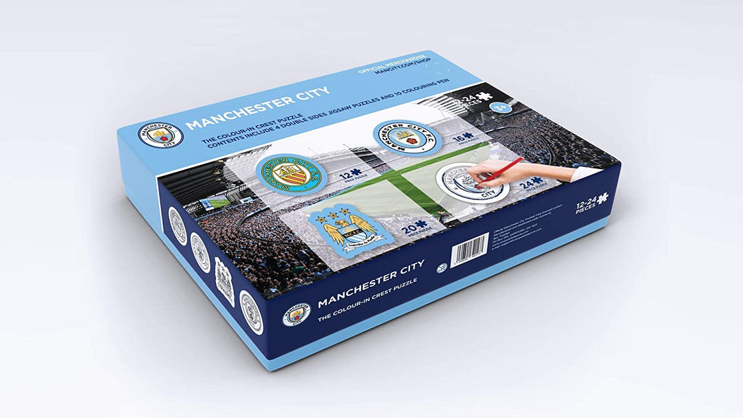 Manchester City Wappen-Puzzle (12–24 Teile)