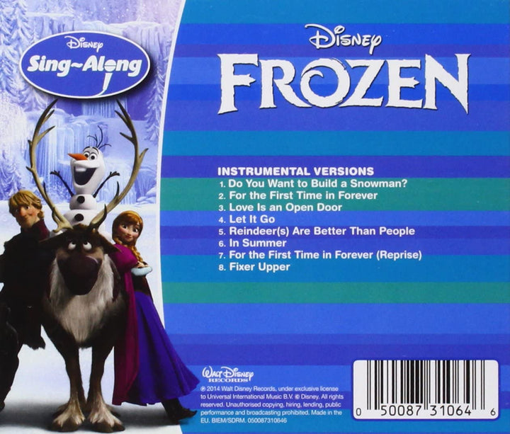 Disney Sing-Along - Frozen - [Audio CD]