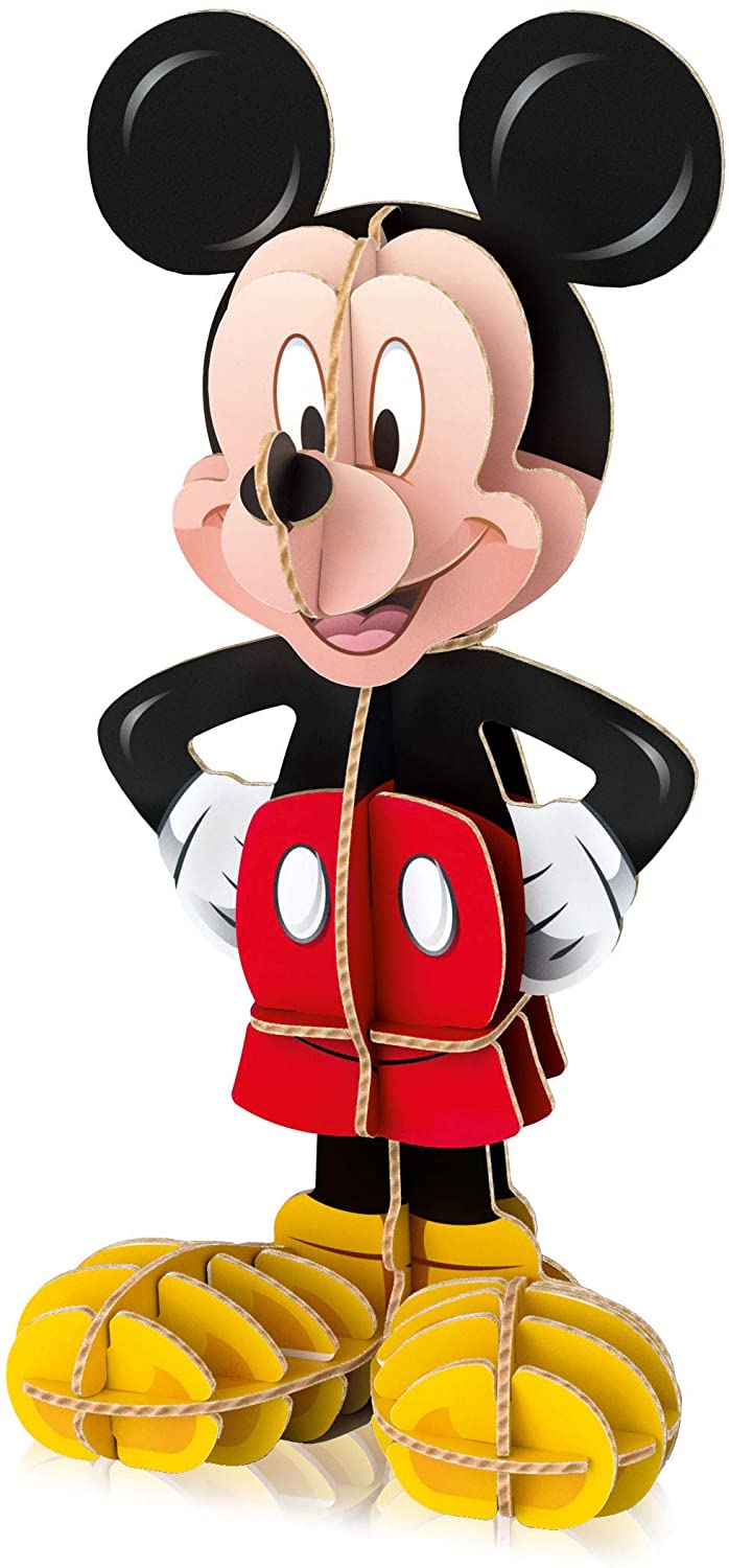 Clementoni - 20157 - Puzzle for Children - 3D Model-Mickey Mouse-104 Pieces