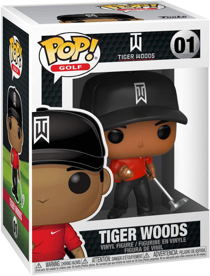 Tiger Woods (Rood Shirt) Funko 44715 Pop! Vinyl #01