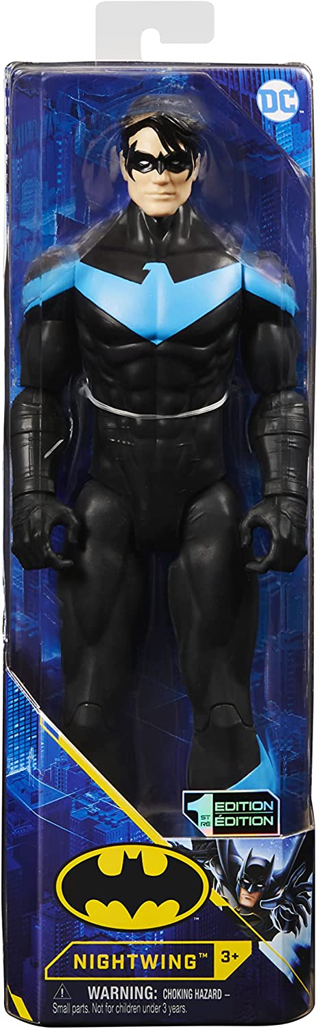 Batman 12-inch Nightwing Action Figure, for Kids Aged 3 and up