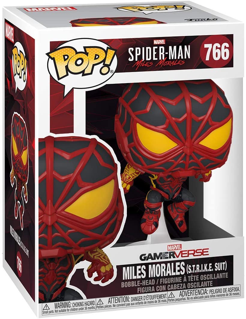 Spider-Man Miles Morales (tuta STRIKE) Funko 50151 Pop! Vinile #766