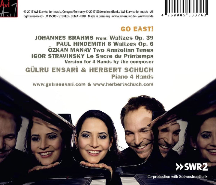 Gulru Ensari & Herbert Schuch  - Stravinsky: Go East! [Audio CD]