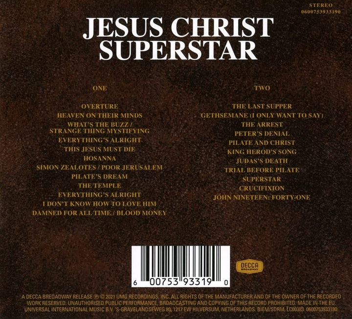 Andrew Lloyd Webber - Jesus Christ Superstar [Audio CD]