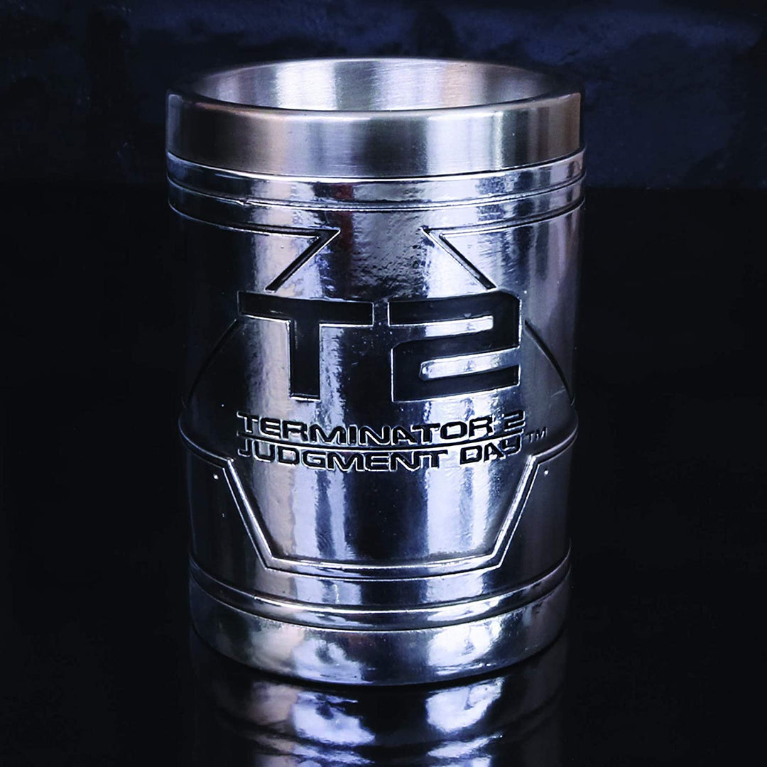 Nemesis Now B4722P9 Terminator 2 Cyberdyne Systems Robot Android Shot Glass 7cm,