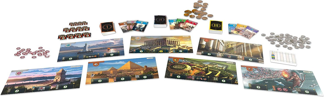 Repos Production UNBOX Now | 7 Wonders 2nd Edition | Board Game | Ages 10+ | 3 t