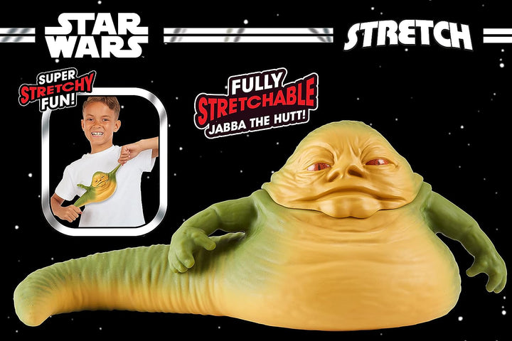 STAR WARS RIESEN-JABBA THE HUTT STRETCH-SPIELZEUG. Dehnbare Arme, erstaunlich dehnbar