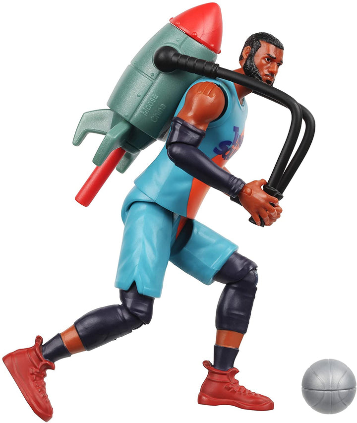 Space Jam 2: A New Legacy Official Collectable 5 Inch Articulated Action Figure: LeBron James and ACME Rocket Pack Accessories