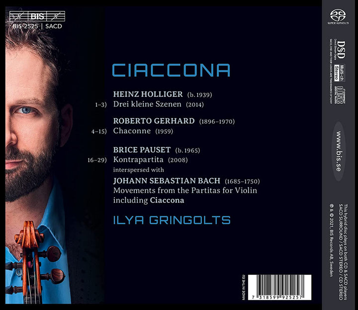 Ciaccona [Ilya Gringolts] [Bis: BIS2525] [Audio CD]