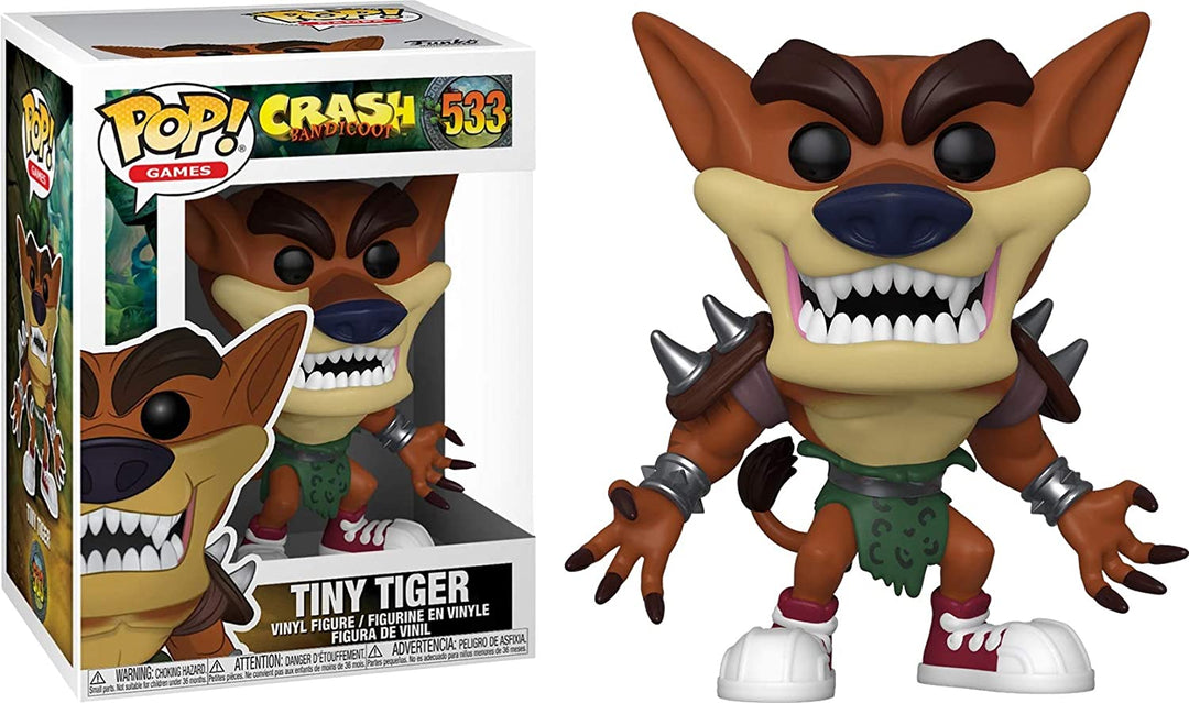 Crash Bandicoot Tiny Tiger Funko 43444 Pop! Vinile #533