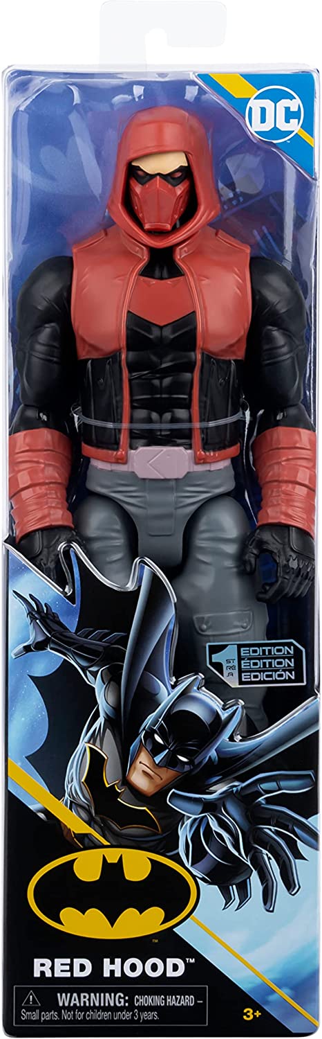 DC Comics, 12-inch Red Hood Action Figure, Kids Toys for Boys and Girls Ages 3