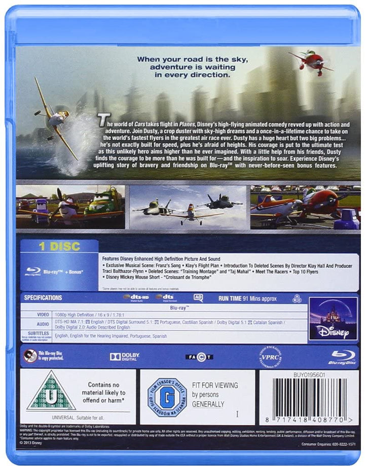 Planes [Blu-ray] [Region Free]