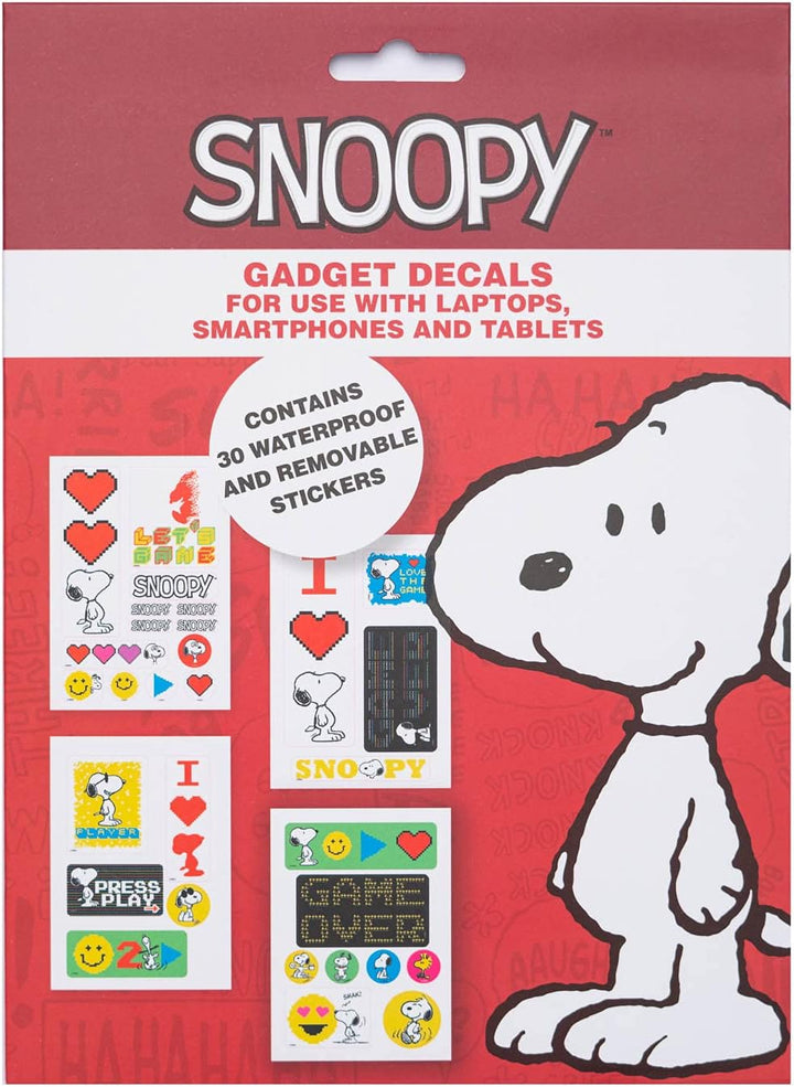 Grupo Erik Snoopy Gadget Decals - Snoopy Stickers Waterproof and Reusable, Waterproof & Removable Stickers