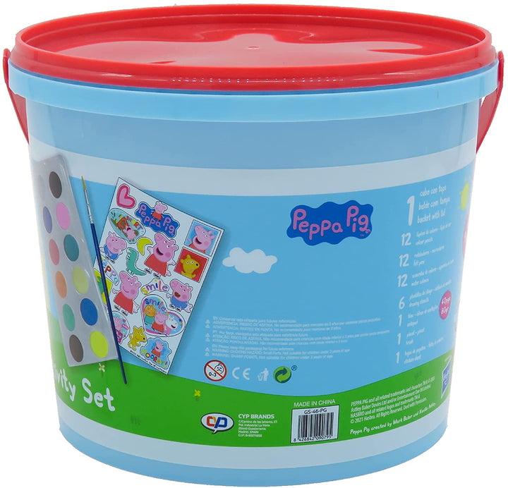 CYP – Peppa Pig Aktivitätswürfel-Set, 46-teilig, mehrfarbig (GS-46-PG)