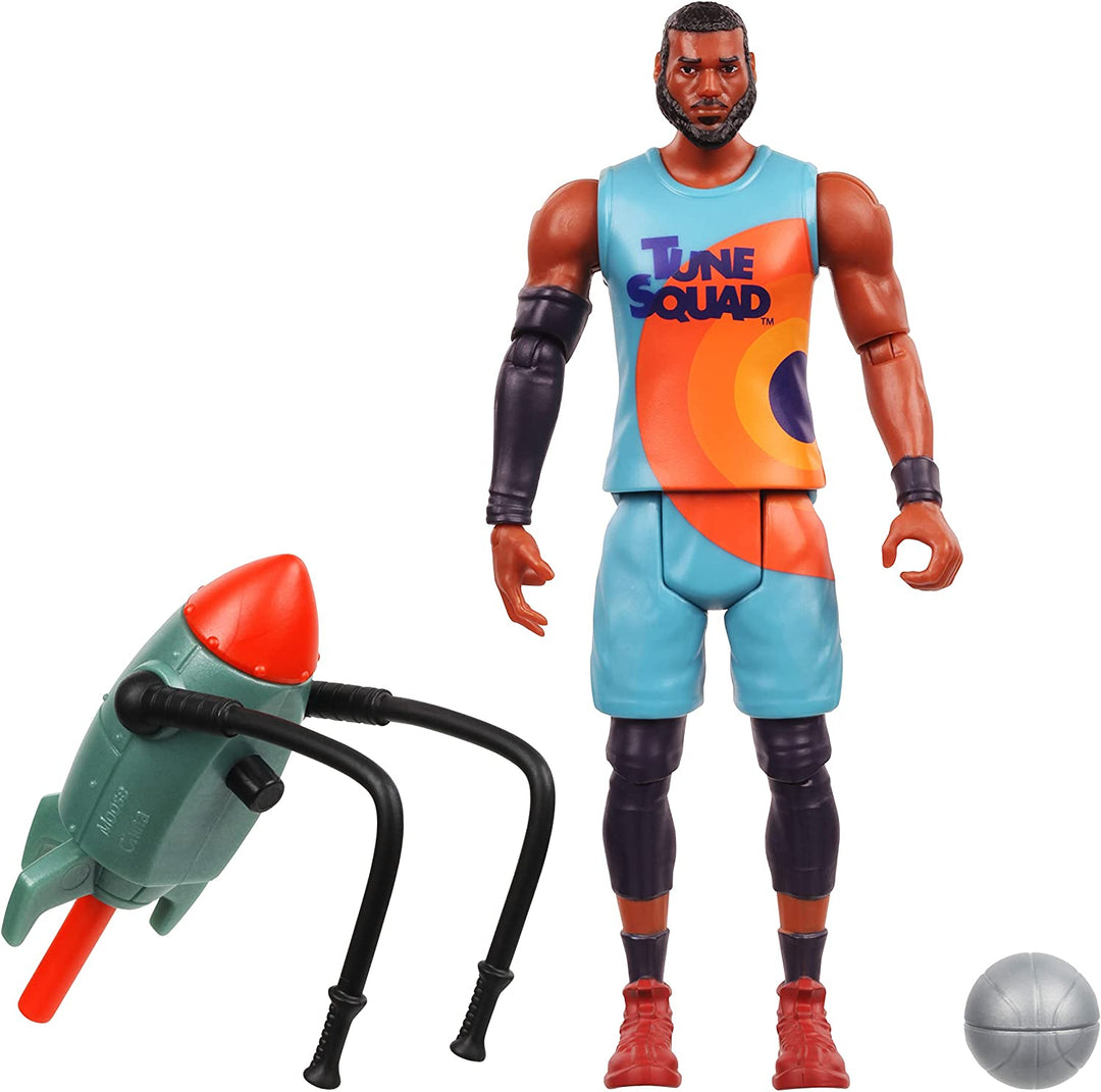 Space Jam 2: A New Legacy Official Collectable 5 Inch Articulated Action Figure: LeBron James and ACME Rocket Pack Accessories