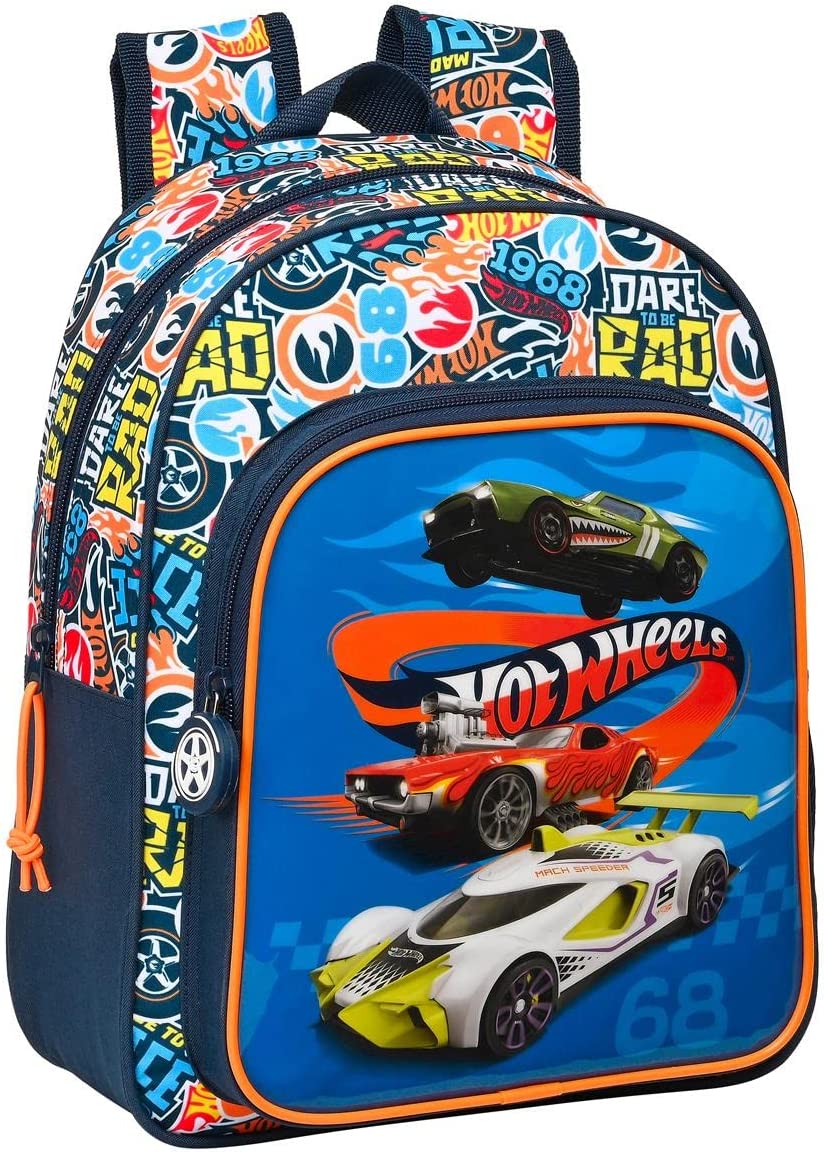 Safta – (612238524) kleiner Rucksack 34 cm Hot Wheels „Challenge“