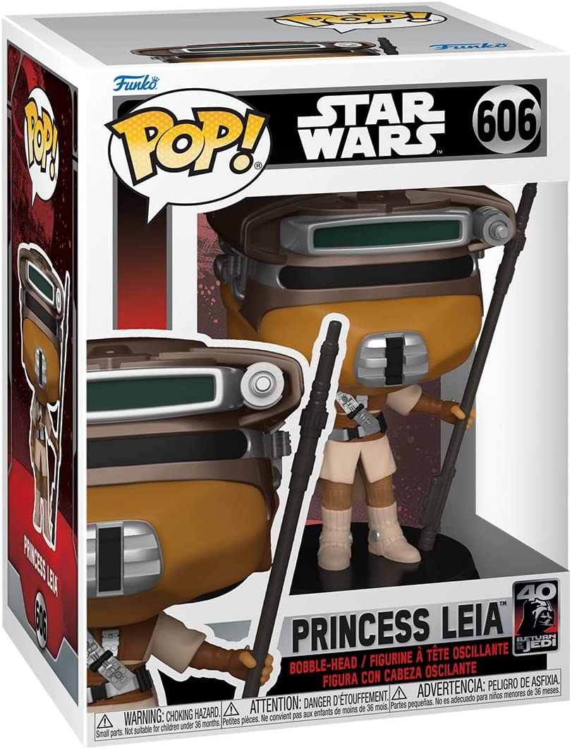 Star Wars: Die Rückkehr der Jedi-Ritter 40. – Leia (Boushh) Funko 70748 Pop! Vinyl Nr. 606